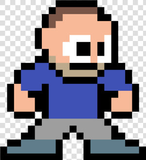 Murr Mega Man Sprite   Png Download   2d Video Game Character Png  Transparent Png