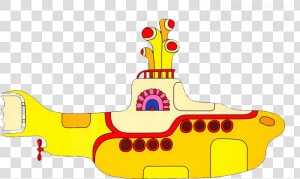 Submarine Png Hd   Beatles Yellow Submarine Clipart  Transparent Png