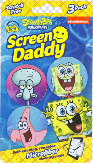 Sponge Bob Screen Daddy 3ct   Free Spongebob Toys  HD Png Download