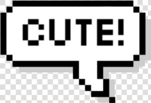 Pixel Text Bubble Png   Png Download   Cute Pixel Speech Bubble  Transparent Png