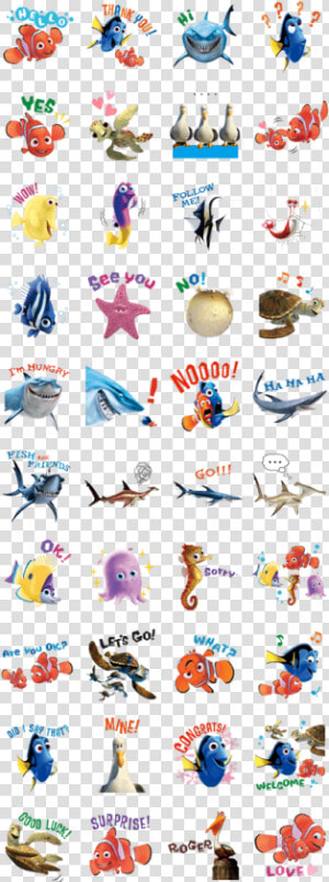 Finding Nemo   Finding Nemo Characters With Names  HD Png Download