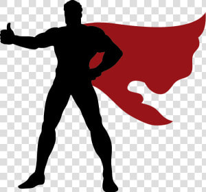 Superhero Clip Art Vector Graphics Silhouette Superman   Transparent Superhero Silhouette Png  Png Download