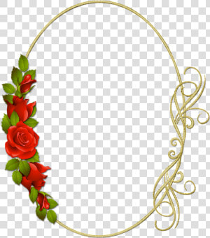 Фотки Floral Border  Art Clipart  Framed Art  Clip   Marcos De Flores Rojas Png  Transparent Png