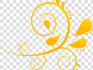 Gold Swirl Cliparts   Free Paisley Clip Art  HD Png Download