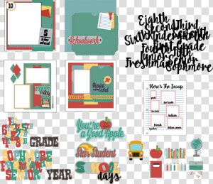 School Days Album Cutting Collelction   School Album Design  HD Png Download