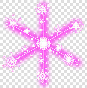  neon  snow  snowflakes  christmas  snowflake  winter   Christmas Snowflakes Png Snow  Transparent Png