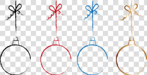 Bolas De Navidad Png Lineas  Transparent Png