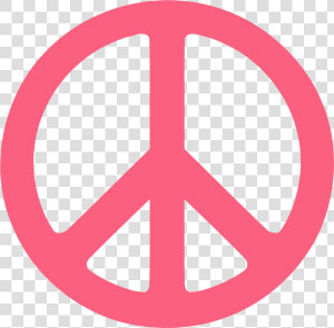 Indian Red Peace Symbol 1 555px   Pink Peace Sign  HD Png Download