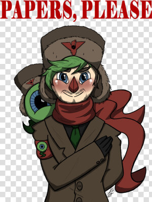 Jacksepticeye Papers Please Fanart  HD Png Download