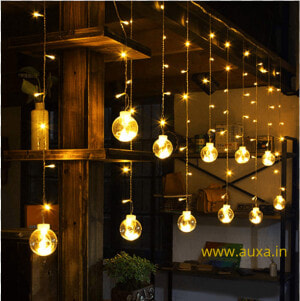 Wish Ball Led Curtain   Diwali Curtain String Lights  HD Png Download