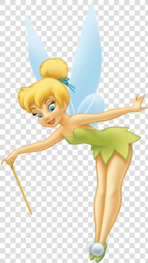 Tinkerbell With Her Wand   Png Download   Tinkerbell 2d  Transparent Png