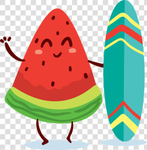 Watermelon 4340821 1280   Frutas Animadas Kawaii  HD Png Download