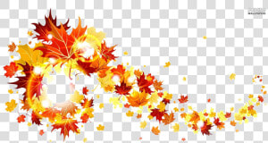 Fall Border Foliage Clipart Transparent Png   Fall Leaves Transparent Background  Png Download