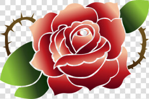 Rose  Red  Tattoo  Thorns  Flower  Bloom  Blossom    Tato Bunga Png  Transparent Png