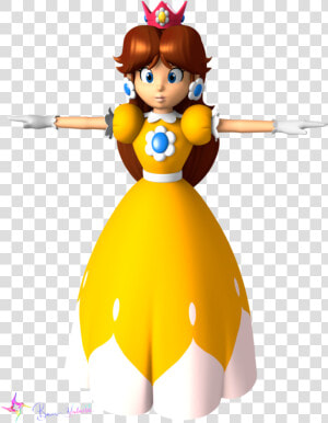 Waving Princess Daisy Png Waving Princess Daisy   Daisy Mario Tennis 64  Transparent Png