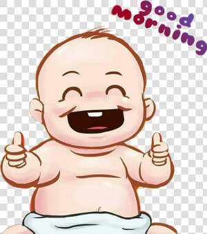 Transparent Early Morning Clipart   Baby Good Morning Animated  HD Png Download