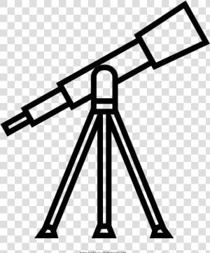 Transparent Astronomer Clipart   Dibujo Telescopio Para Colorear  HD Png Download