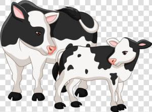 Clip Art Operation Angus Cattle Clip   Clipart Cow And Calf  HD Png Download