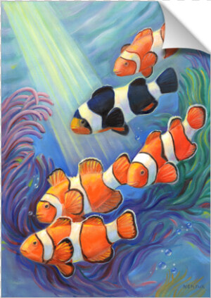 Clownfish Paradise   Clownfish Art  HD Png Download