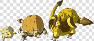 Armadillo Drill Fakemon Evolution Line   Drill Fakemon  HD Png Download