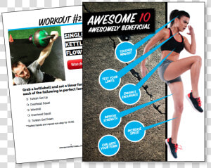 Awesome 10 Workouts   Flyer  HD Png Download