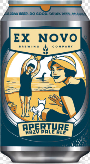 West Coast Ex Novo Brewing Co   Ex Novo Aperture Hazy Pale  HD Png Download