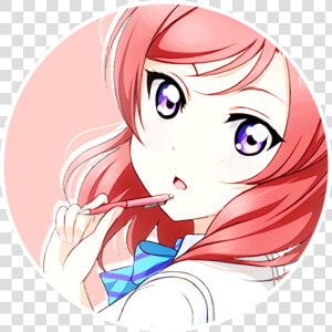 Matching Nico And Maki Icons like   Reblog If Used   Maki Love Live Icon  HD Png Download