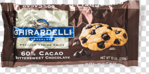 Chocolate Chips Chocolate Cookie Brand   Transparent   Dark Chocolate Chips Ghirardelli  HD Png Download