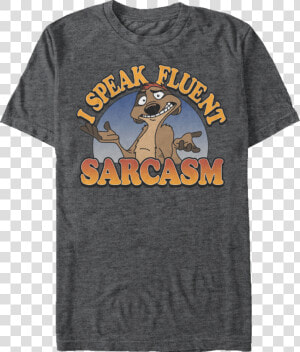 Lion King Timon Sarcasm T shirt   Active Shirt  HD Png Download