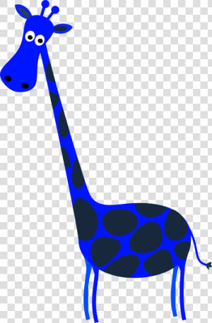 Transparent Giraffe Head Png   Clipart Blue Giraffes  Png Download