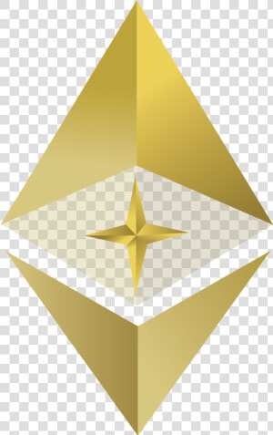 Offering Gold Initial Bitcoin Virtual Currency Ethereum   Triangle  HD Png Download