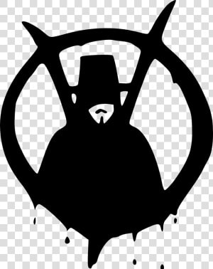 V For Vendetta Guy Fawkes Mask Drawing Clip Art   V For Vendetta Logo Png  Transparent Png