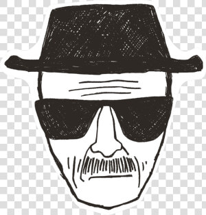 Transparent Heisenberg Clipart   Heisenberg Breaking Bad Sketch  HD Png Download