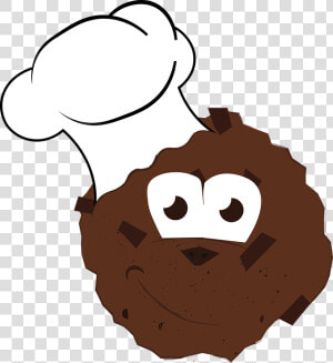 Cookie  Hat  Chef  Cake  Cooking  Sugar  Food  Sweet   Gambar Cookies Kartun  HD Png Download