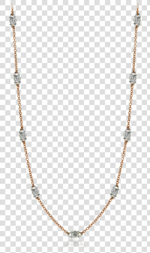 18k White Necklace   Necklace  HD Png Download