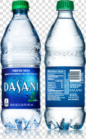 Bottle Of Water Dasani  HD Png Download