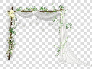  ftestickers  curtains  flowers  arch  wedding   Wedding  HD Png Download