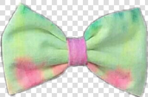  pink  yellow  green  bow  tie  bowtie  formal  tiedye   Satin  HD Png Download