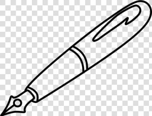 Dibujo De Una Pluma Para Escribir  HD Png Download