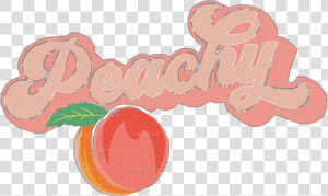  peachy  vintage  retro  cute  aesthetic  typography   Peach 70s Font  HD Png Download