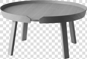 10078 Around Large Dark Grey 1503396164   Muuto Around Coffee Table Large Dark Grey  HD Png Download