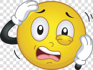 Clipart Question Face Clipartfest   Panic Emoticon  HD Png Download