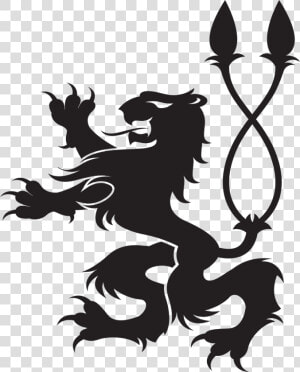 Lion Heraldic Animal Double Tail Free Picture   Lion Coat Of Arms Transparent  HD Png Download