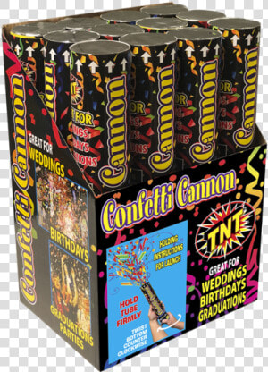 Large   Tnt Fireworks Confetti Cannon  HD Png Download