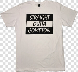 Nwa Straight Outta Compton White Tee  HD Png Download