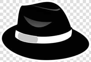 Fedora  Hat  Black  Headwear  Gentleman   Black Hat  HD Png Download