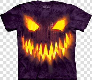 Kids Big Face Jack O Lantern T Shirt   Make America Great Again Donald Trump Tee  HD Png Download