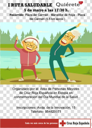 Actividad De Cruz Roja Para Personas Mayores En Estepa   Poster  HD Png Download