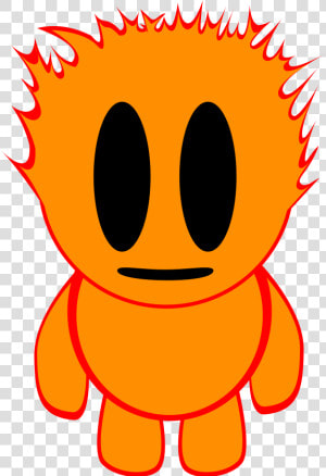 Cartoon Flame Png   Flame Boy  Transparent Png