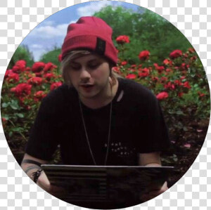  michaelclifford  red  5sos  michael  clifford  5secondsofsummer   Knit Cap  HD Png Download